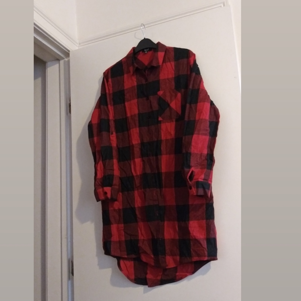 Flannel dress - Picture 2 of 4
